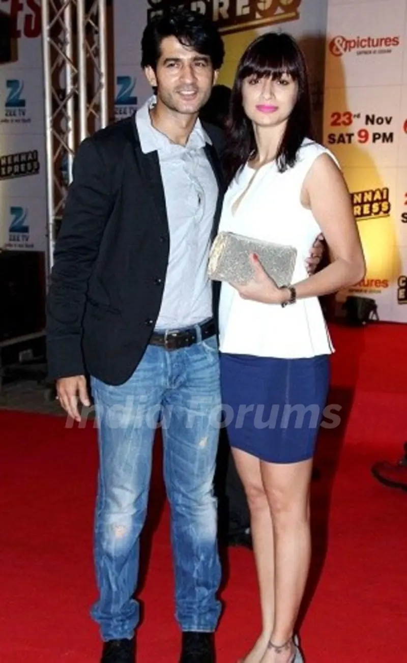 Gauri Pradhan with her Husband Hiten Tejwani