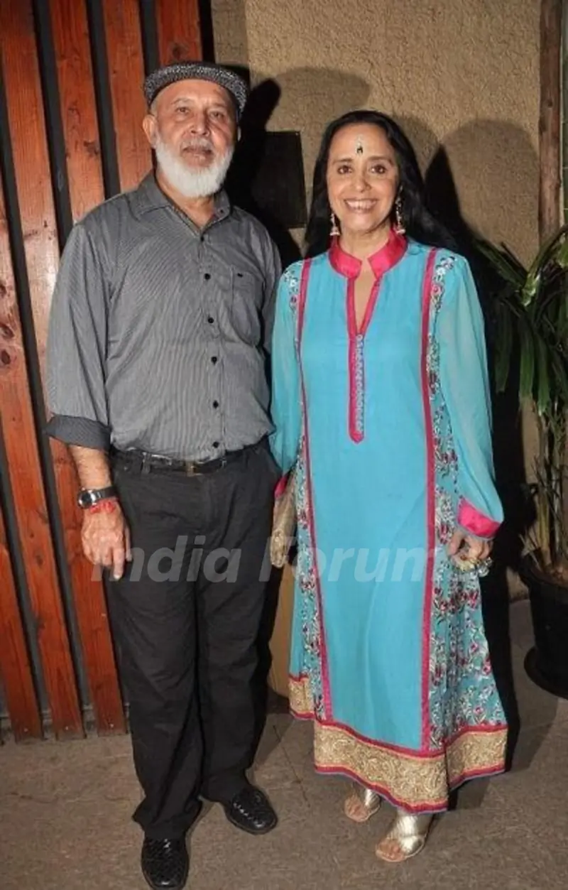 Ila Arun with her husband