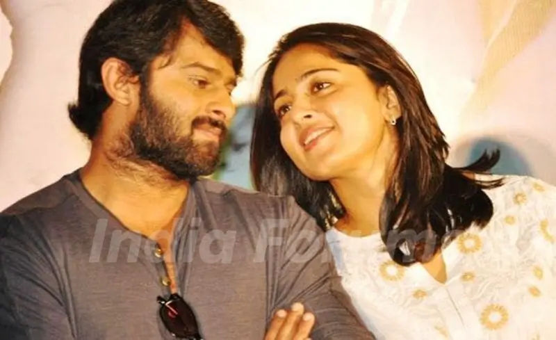Prabhas with Anushka Shetty