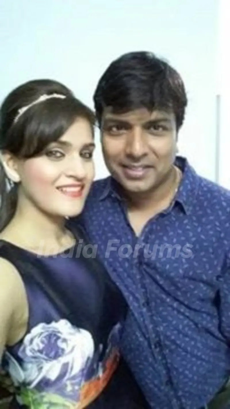 Shraddha Jaiswal with husband