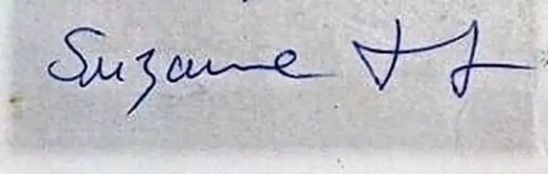 Suzanne Bernert's signature