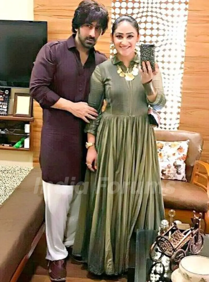 Aditi Sajwan with Zeb Khan