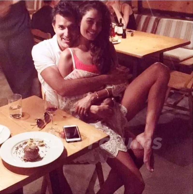 Lisa Haydon with Dino Lalvani