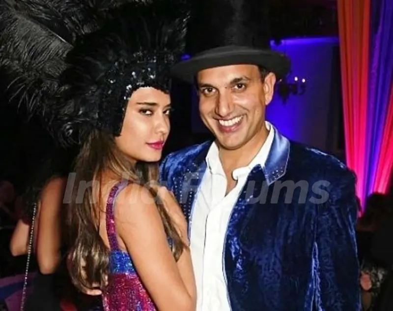 Lisa Haydon with Dino Lalvani