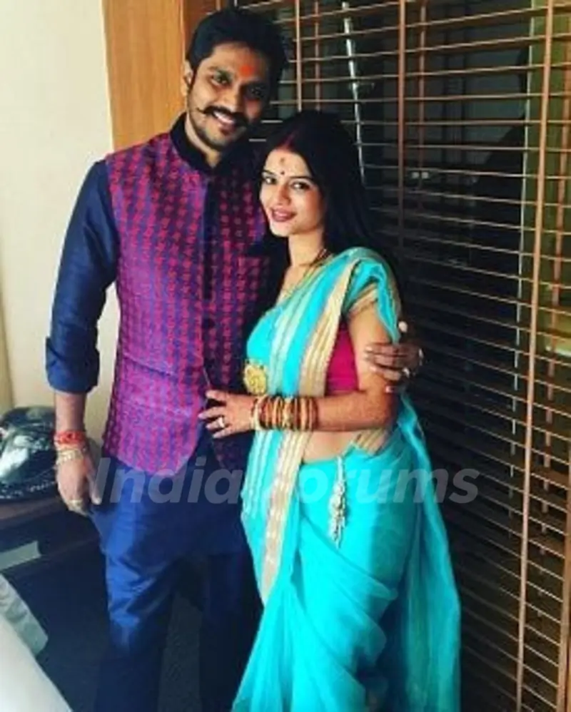 Mitali Nag with Husband