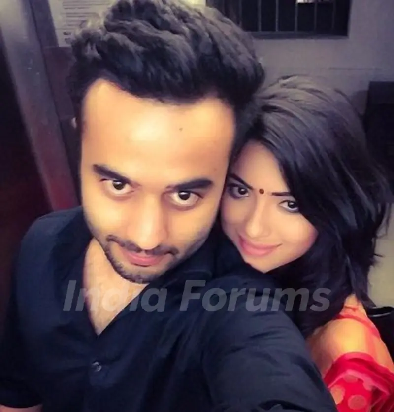 Shritama Mukherjee with boyfriend