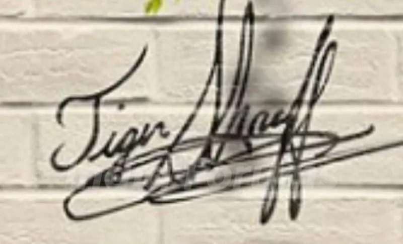 Tiger Shroff Autograph