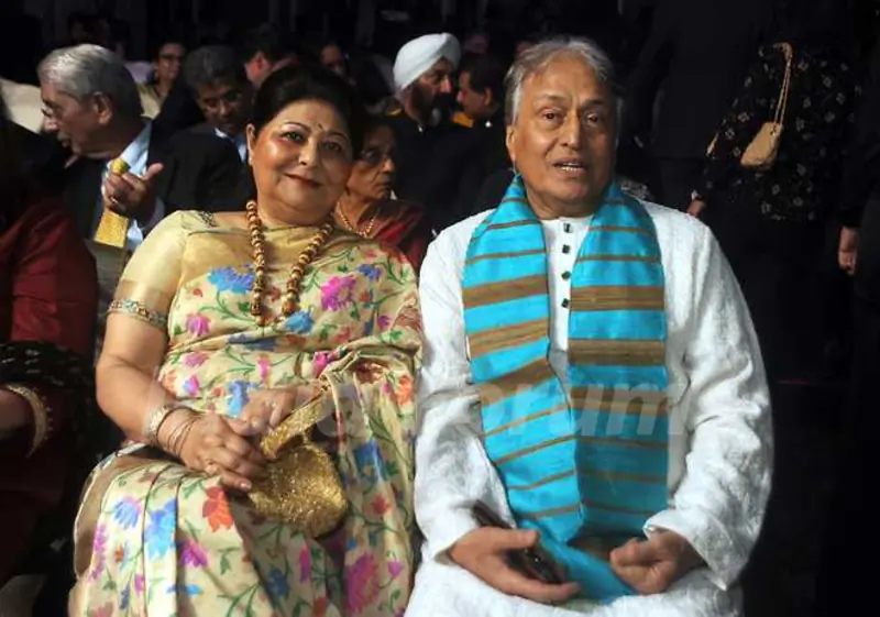 Amjad Ali Khan With His Wife