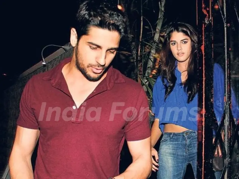 Izabelle Leite with Sidharth Malhotra