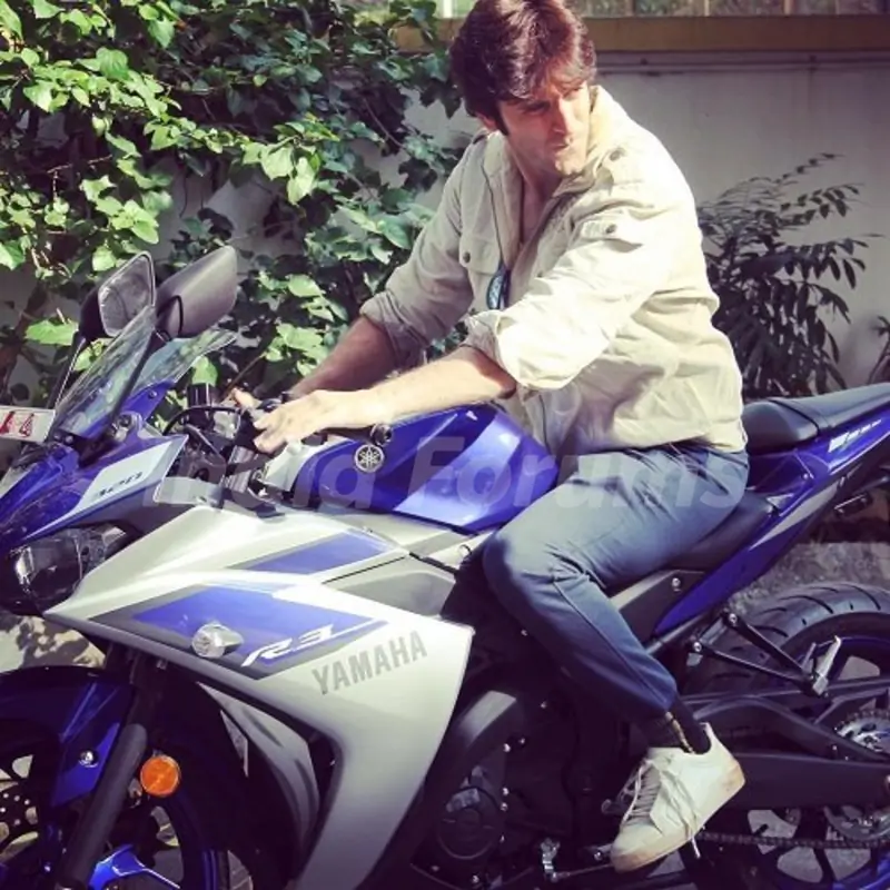 Karan Suchak riding his bike