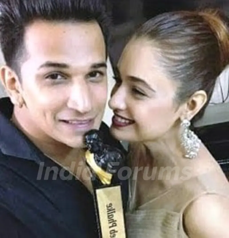 Yuvika and Prince with Best Couple Dadasaheb Phalke Award