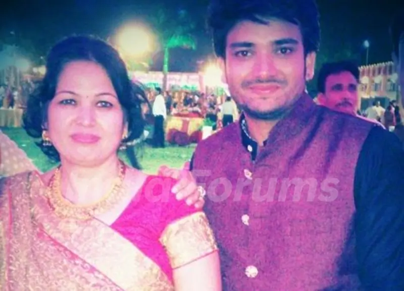 Gaurav Mukesh with mother