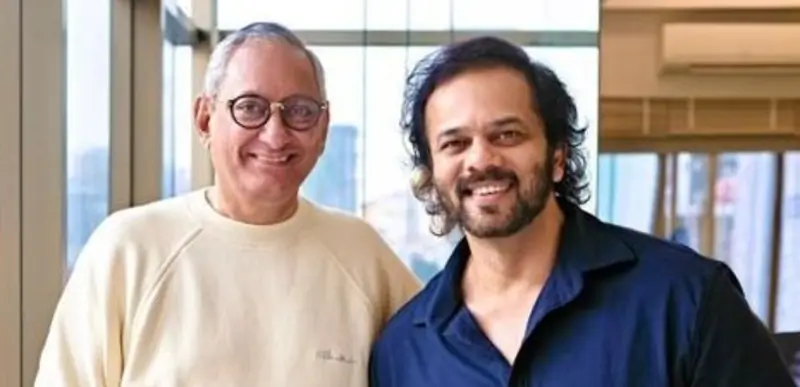 Rakesh Maria and Rohit Shetty