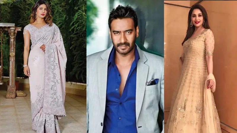 Ajay Devgn, Priyanka Chopra, Madhuri Dixit