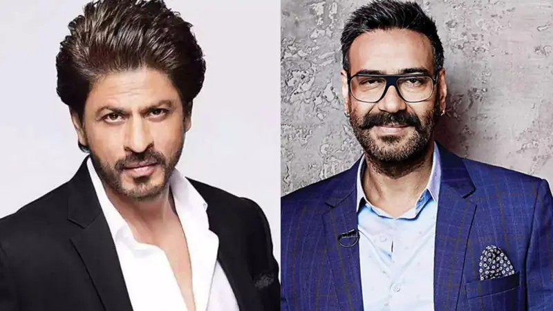 Shah Rukh Khan and Ajay Devgn