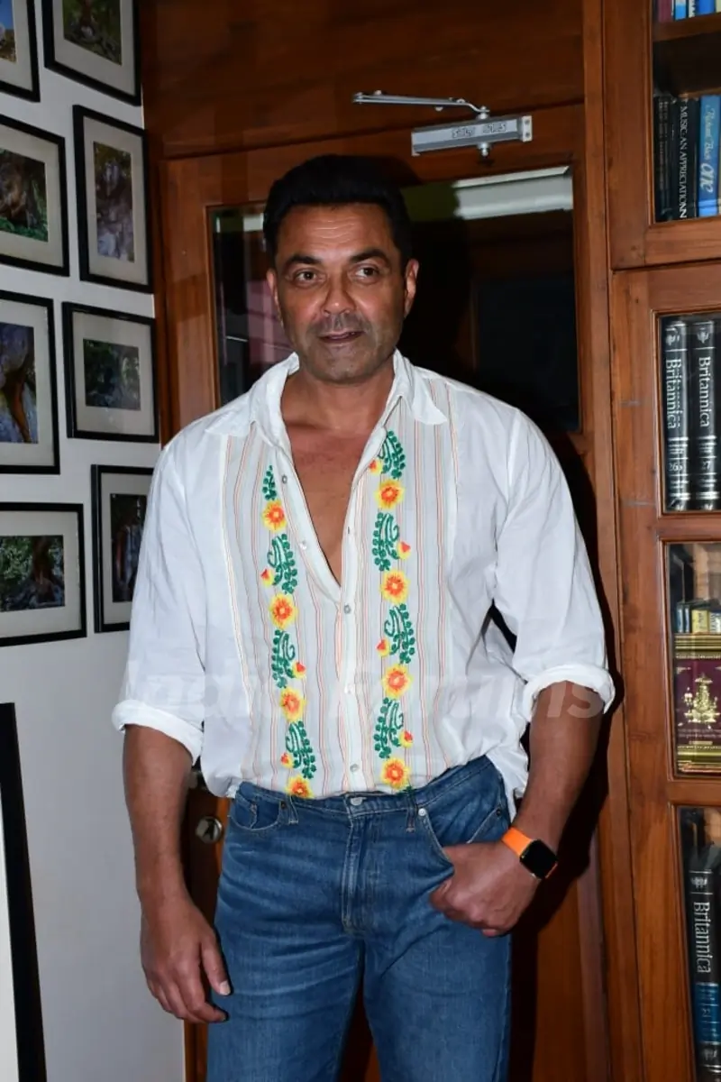 Bobby Deol and prakash jha for Aashram promotions
