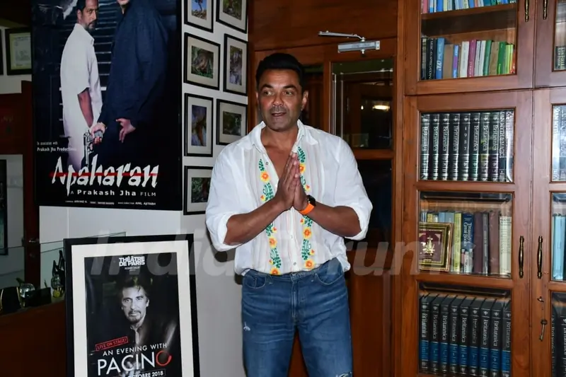 Bobby Deol and prakash jha for Aashram promotions