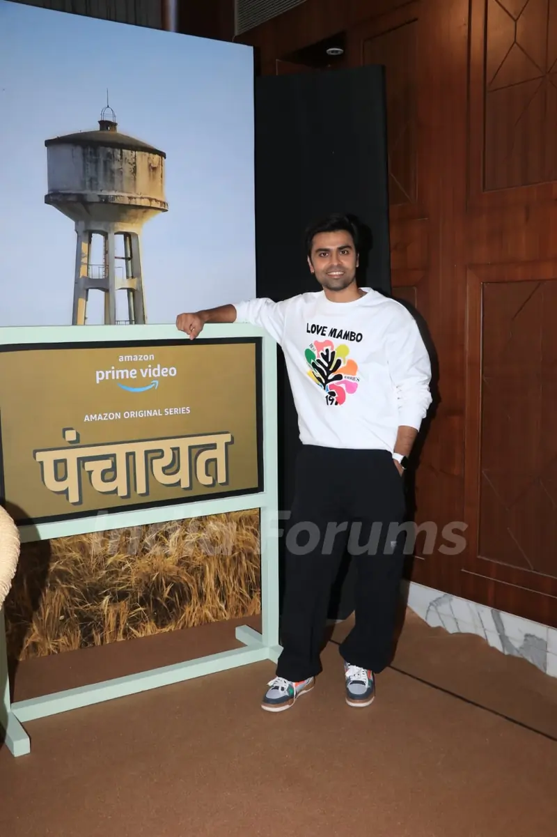 Jitendra Kumar Spotted promoting Panchayat at JW Marriott Juhu