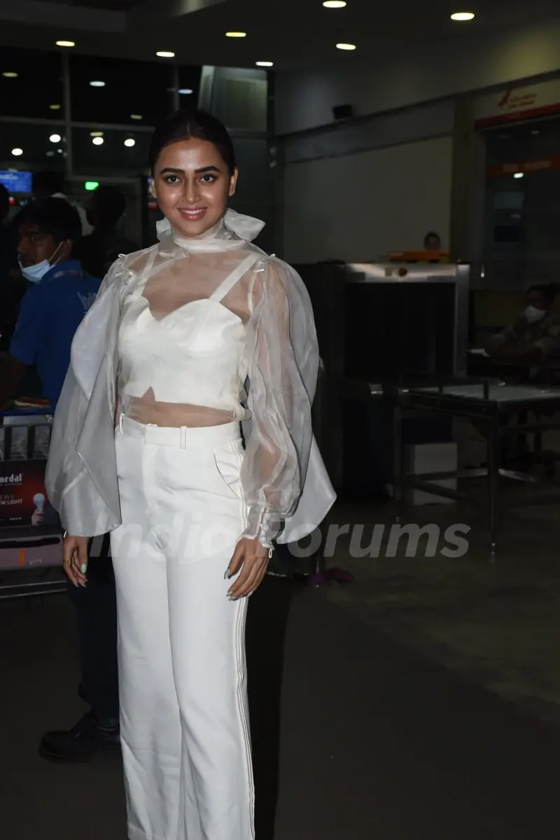 Tejasswi Prakash spotted at airport 