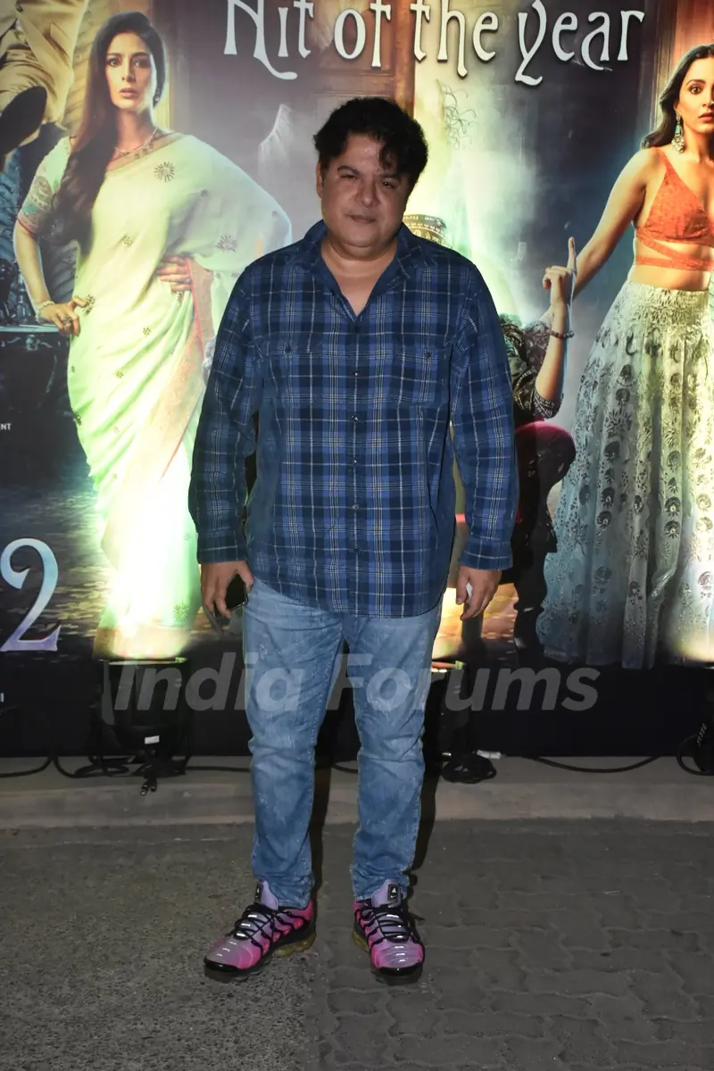 Sajjid Khan spotted at spotted Bhool Bhulaiyaa 2 success party 