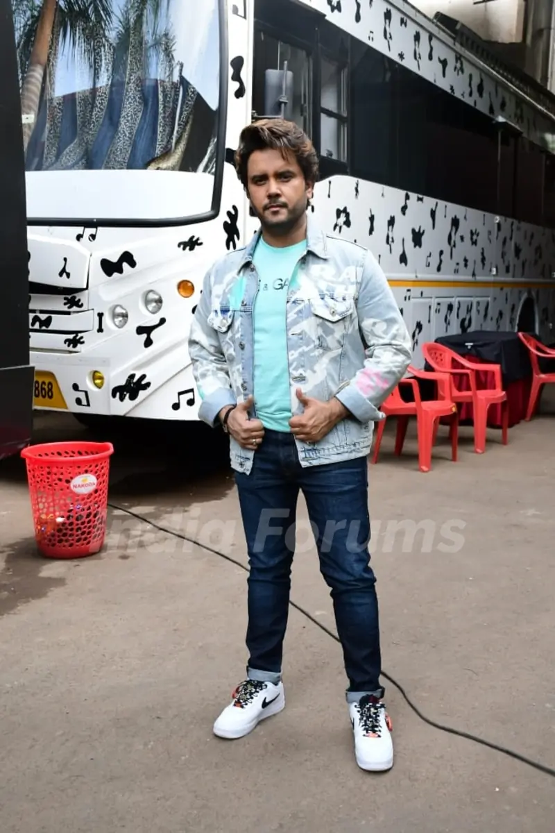 Javed Ali snapped on the sets of Superstar Singer 2