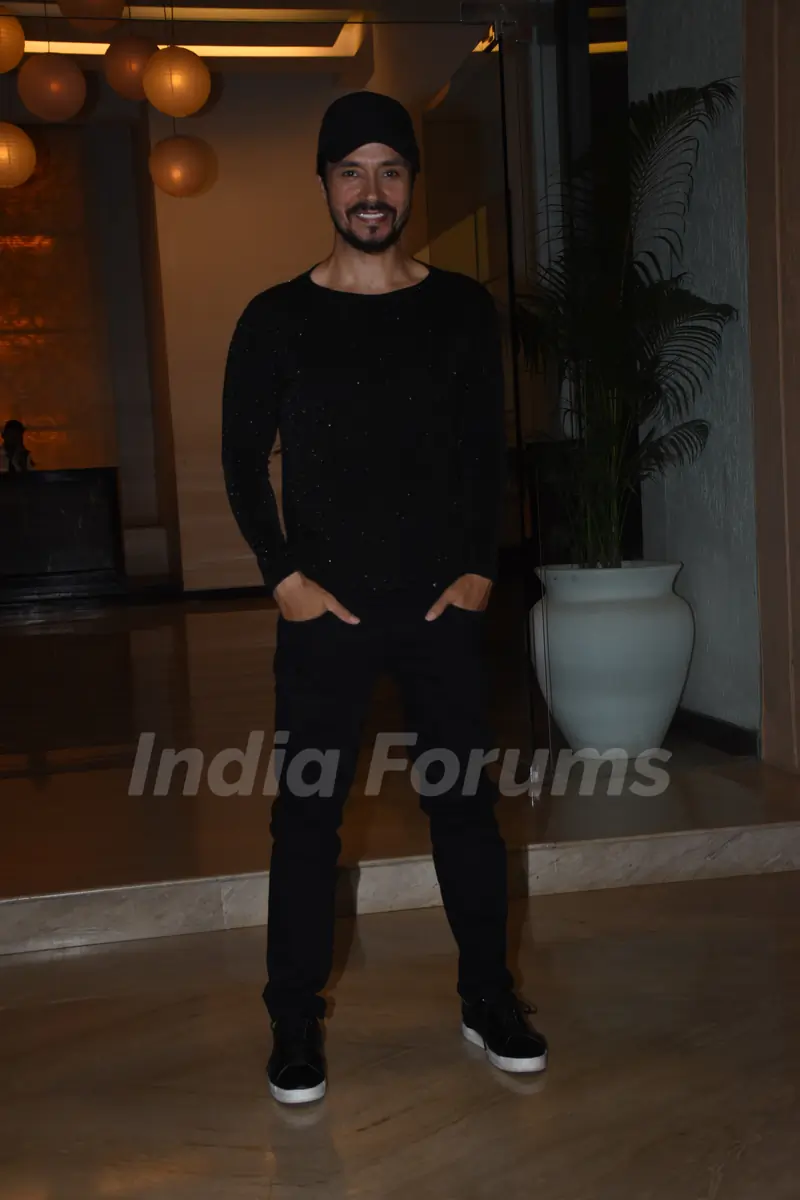 Darshan Kumar spotted at Aashram success party at Andheri 