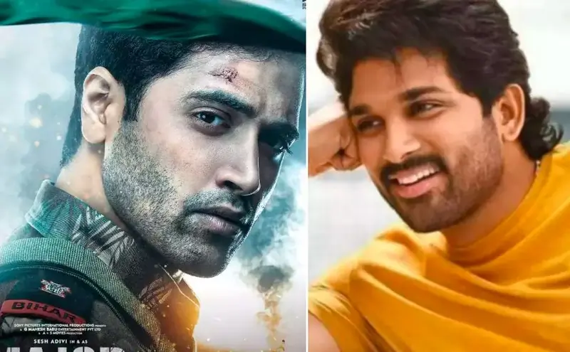 Allu Arjun and Adivi Sesh