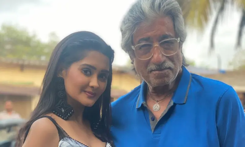 Shakti Kapoor and Kanchi Singh 