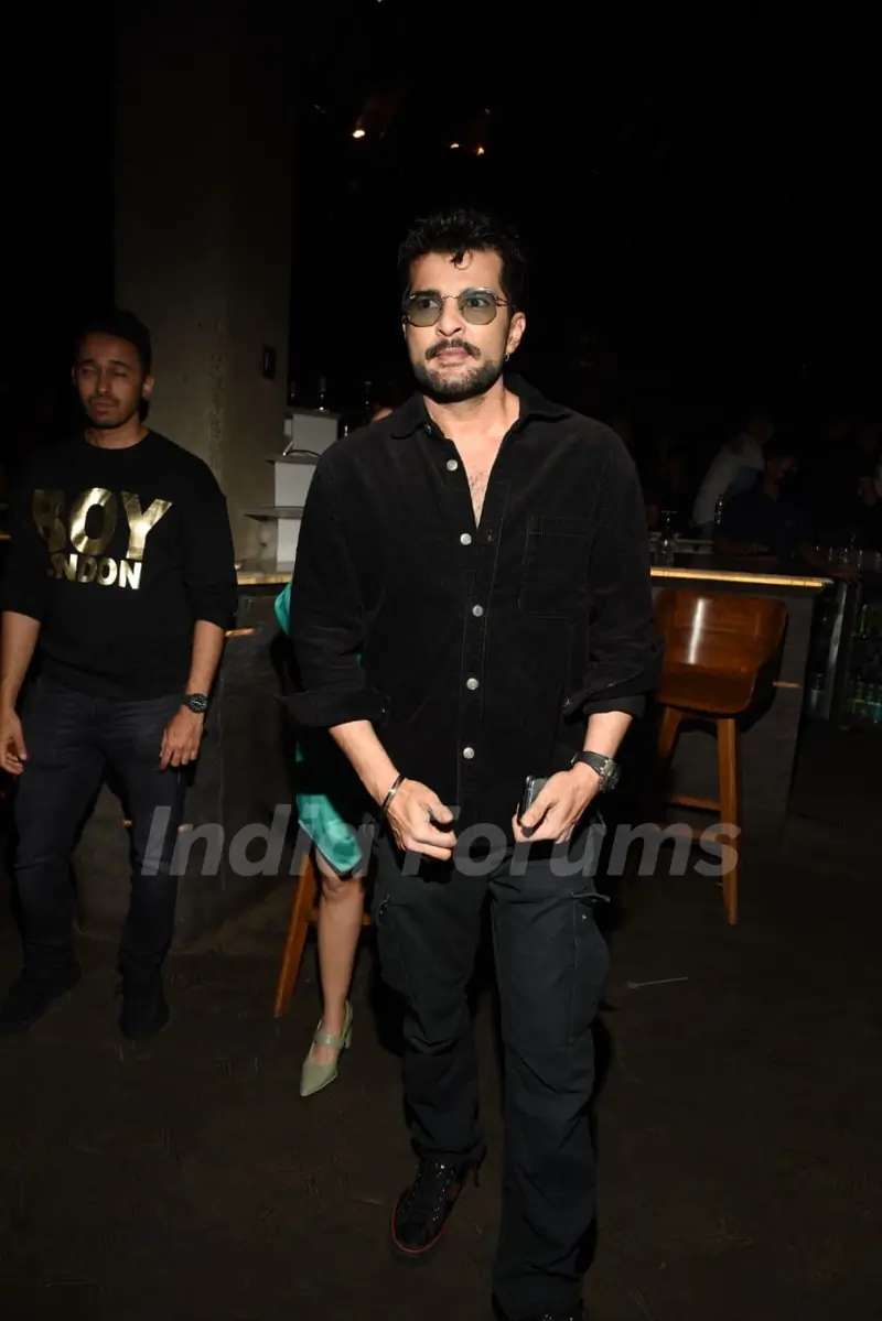 Raqesh Bapat snapped at her birthday bash