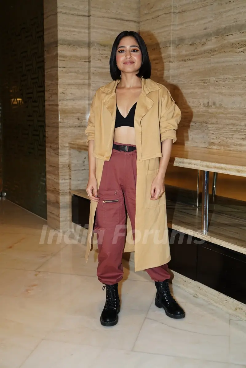 Shweta Tripathi clicked at the press meet of The Gone Game 2 at Taj Santacruz 