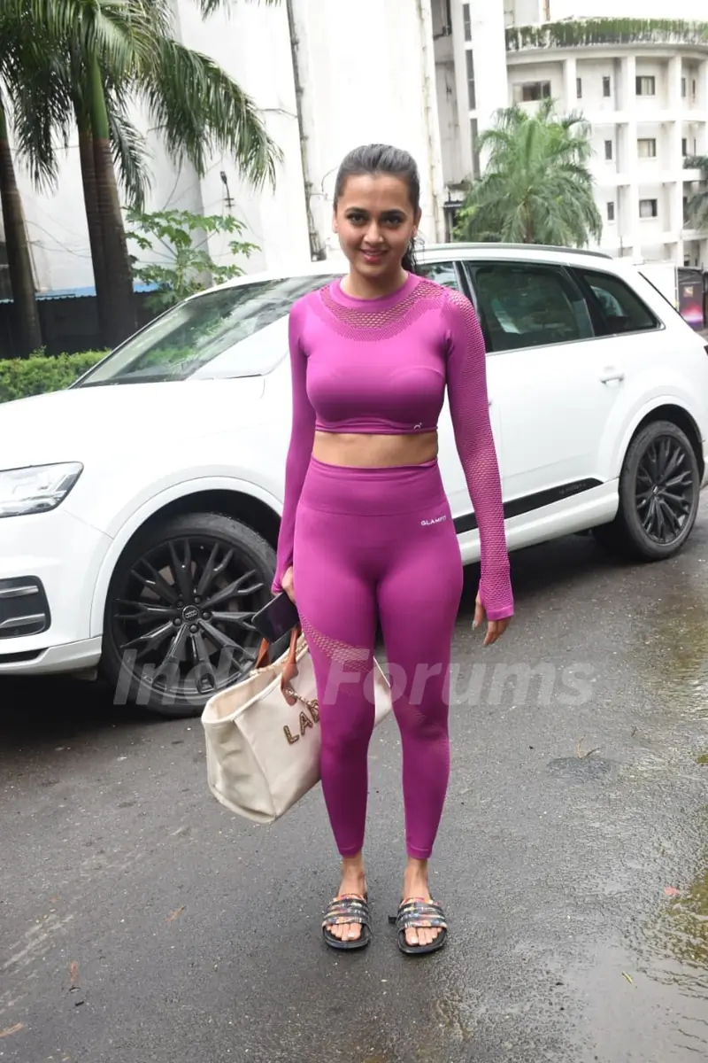 Tejasswi Prakash spotted in the city 