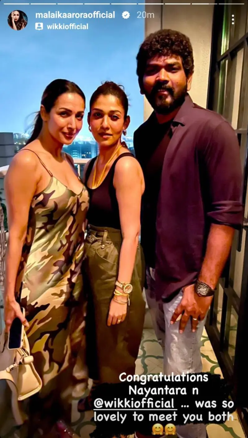 Malaika Arora, Nayanthara and Vignesh