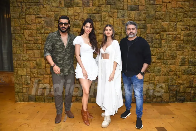 Arjun Kapoor, Tara Sutaria, Disha Patani and Mohit Suri clicked for promoting their upcoming film Ek Villain Returns at JW Marriott in Juhu