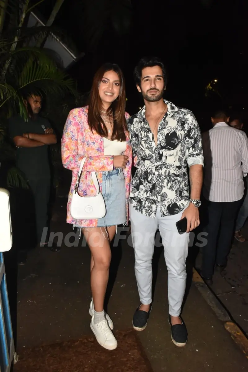 Aditya Seal poses with Anushka Ranjan clicked in Khar