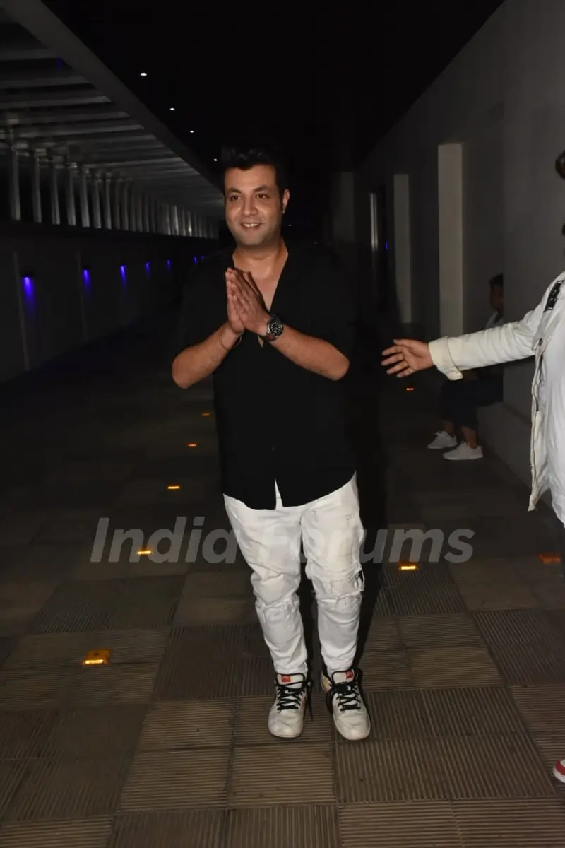 Varun Sharma clicked at Huma Qureshi birthday bash in Bandra