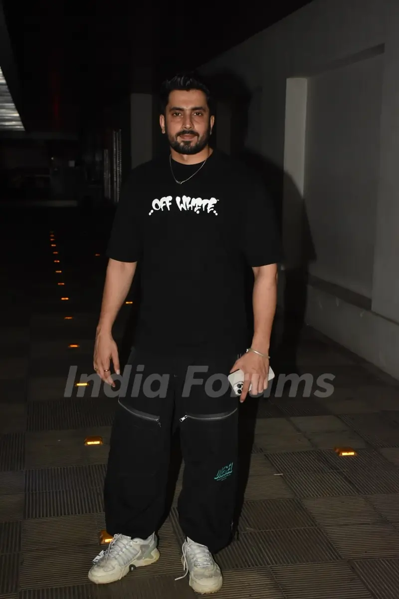 Sunny Singh clicked at Huma Qureshi birthday bash in Bandra