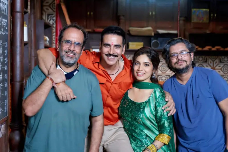 Anand L Rai, Akshay Kumar and Bhumi Pednekar 