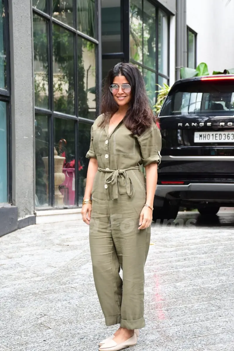 Nimrat Kaur spotted at Maddock office