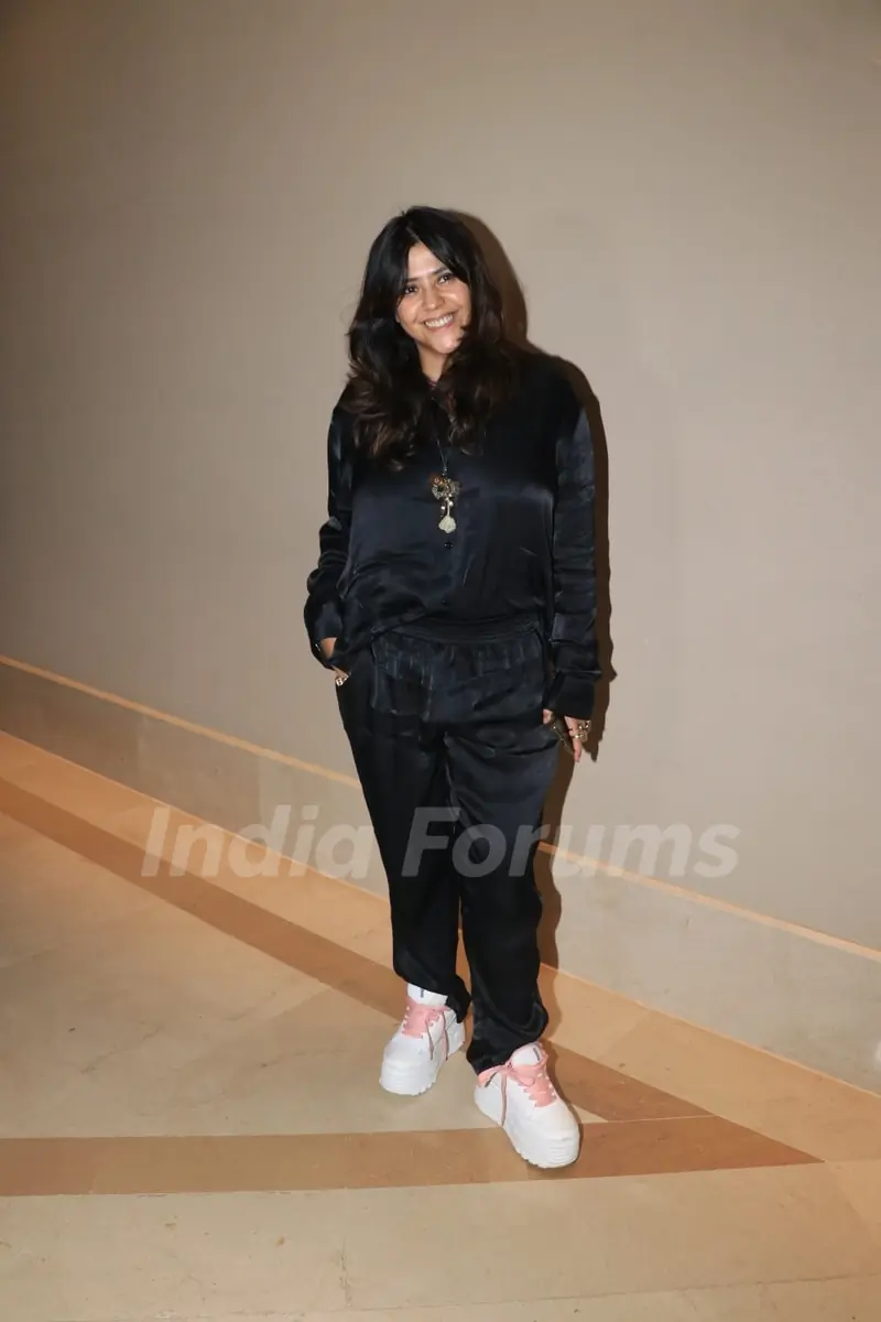 Ekta Kapoor spotted at David Dhawan’s birthday bash at JW Marriott in Juhu