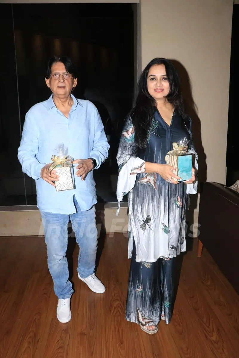 Pradeep Sharma, Padmini Kolhapure spotted at David Dhawan’s birthday bash at JW Marriott in Juhu