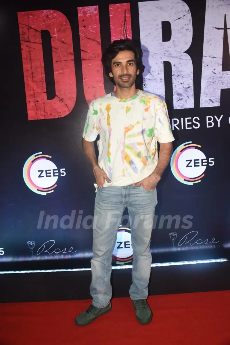  Mohit Sehgal clicked at the premiere of Zee5 show Duranga