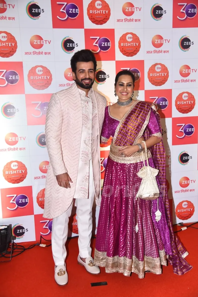 Jay Bhanushali, Kamya Punjabi grace the Red Carpet of Zee Rishtey Awards Nominations Party