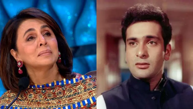 Neetu Kapoor and Rajiv Kapoor 