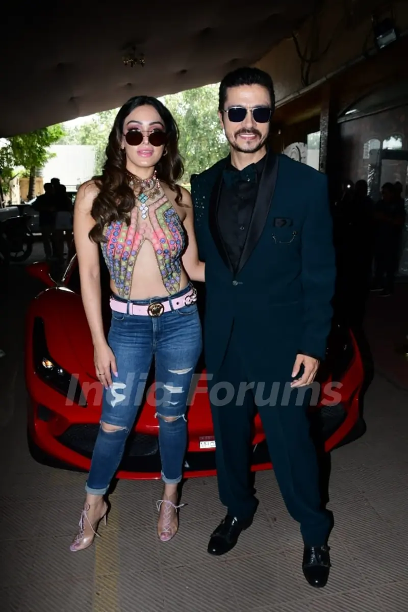 Darshan Kumar, Khushali Kumar clicked at Mere Dil Gaaye Ja Song launch 
