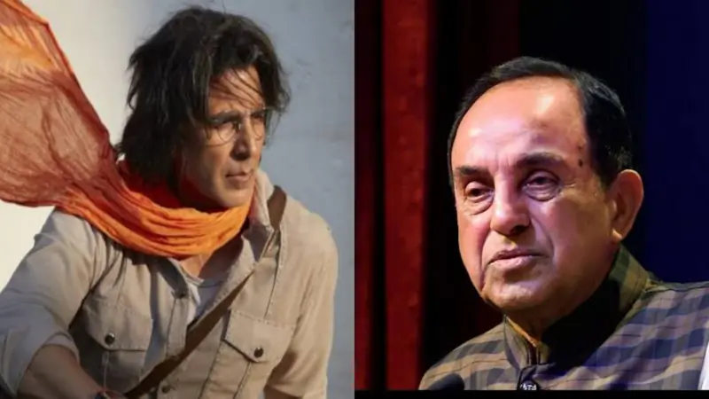 Akshay Kumar and Subramanian Swamy 