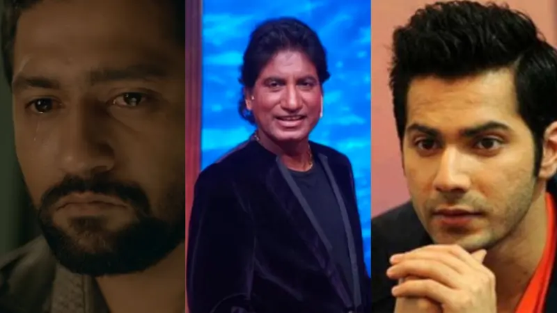 Vicky Kaushal, Raju Srivastava and Varun Dhawan