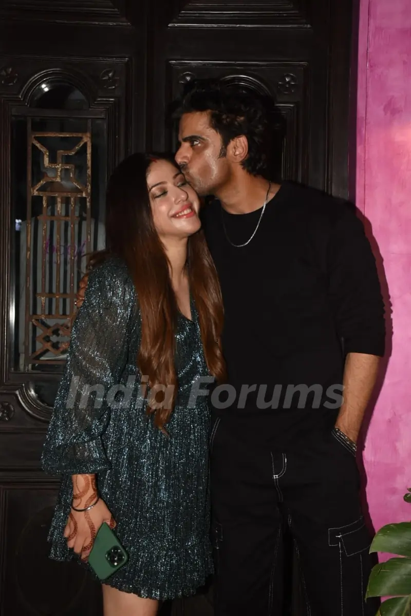 Mohit Malik and Addite Malik clicked at Addite Malik’s birthday bash last night