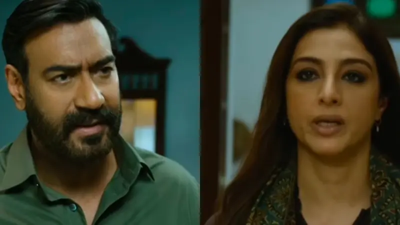 Ajay Devgn and Tabu