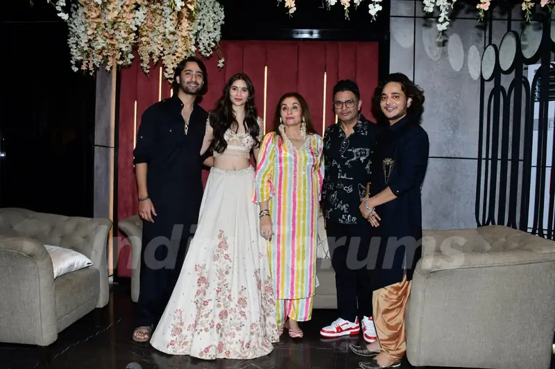 Shaheer Sheikh and Zahrah S Khan spotted promoting song Main Tenu Chadh Jaungi 