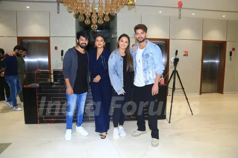 spotted at Double XL screening at T-Series office in Andheri 